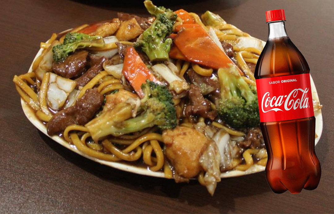 PROMOÇÃO Yakissoba Grande + Coca Cola de 1 Litro