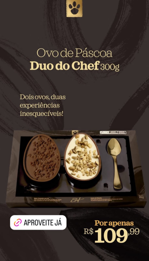 Ovo de Páscoa Duo Do Chef