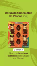 Caixa de Chocolates de Páscoa