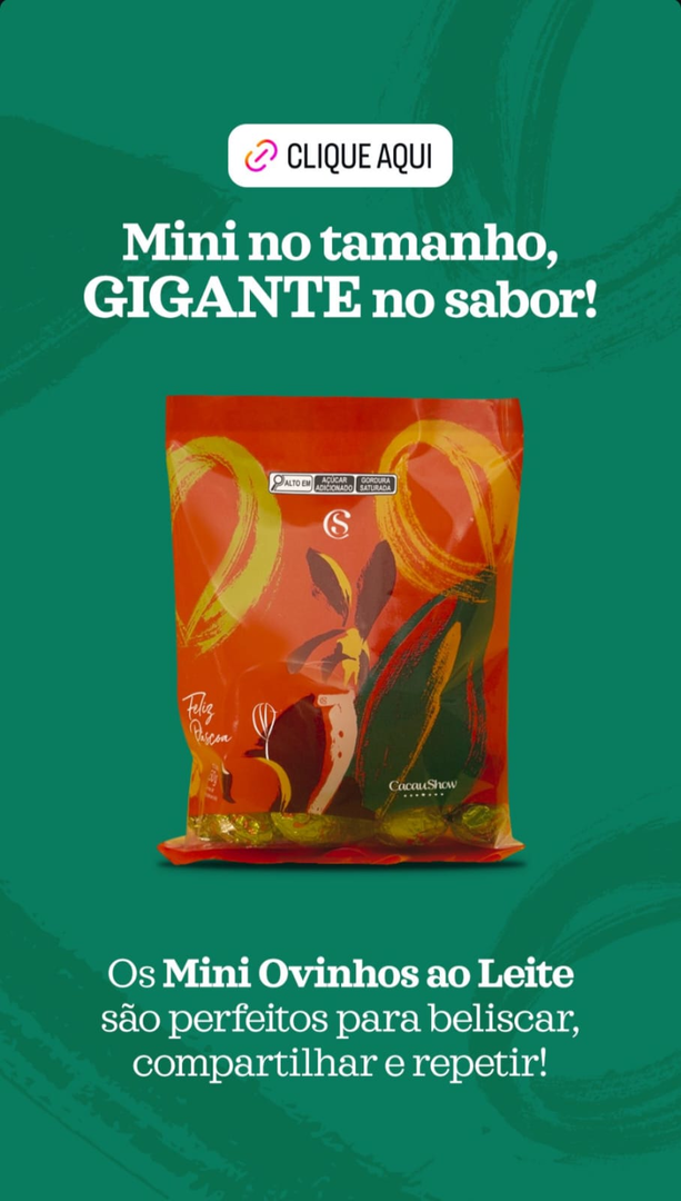 Mini no tamanho, GIGANTE no sabor!