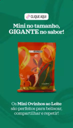 Mini no tamanho, GIGANTE no sabor!