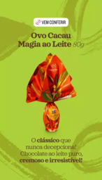 Ovo Cacau Magia ao Leite