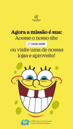 Agora a missão é sua