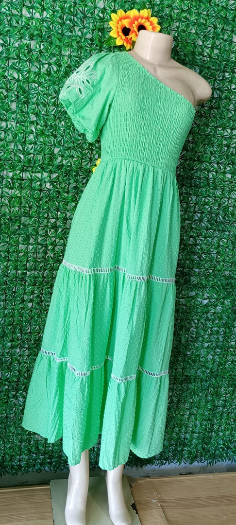 Vestido Ombro Só Verde
