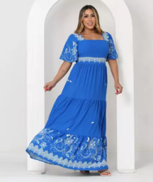 Vestido Longo Azul