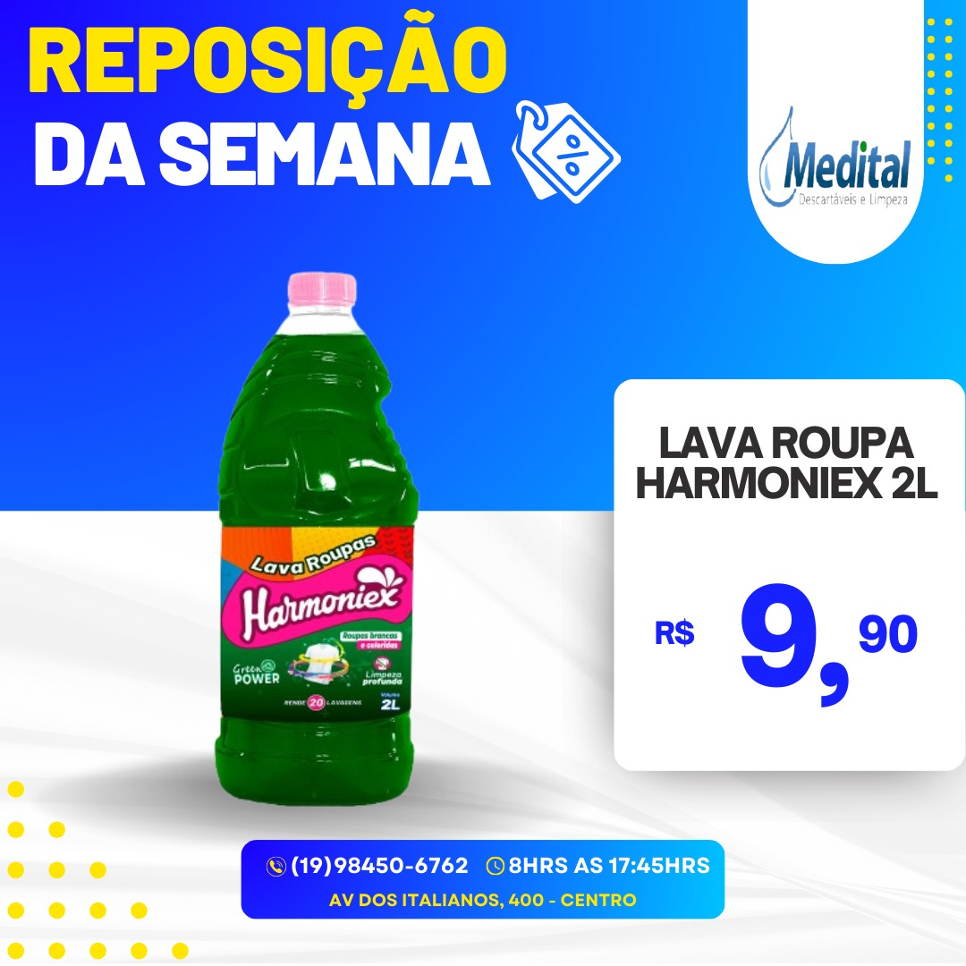 LAVA ROUPA HARMONIEX 2L