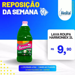 LAVA ROUPA HARMONIEX 2L