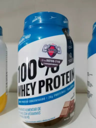 Whey Protein 100% Pote 900g Proteína Shark Pro Sabor Chocolate