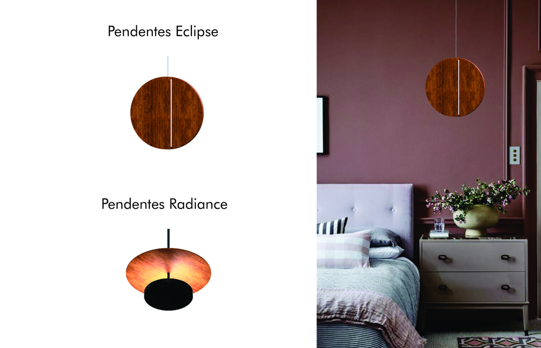 Pendentes Eclipse e Radiance