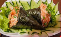 2 Temaki Salmão Cru