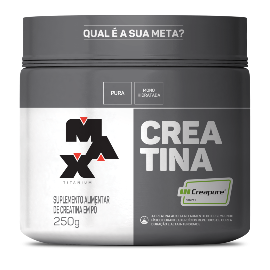 Creatina Creapure Pote 250g - Max Titanium - Creatina