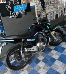 Kit de adesivos holográfico e azul refletivo