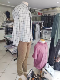Camisa Masculina e Calça Sarja Masculina Slim