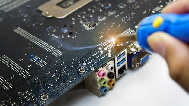 Solda e Reparo de Placas e Conectores