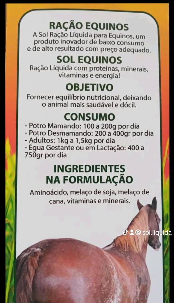 Ração Equinos