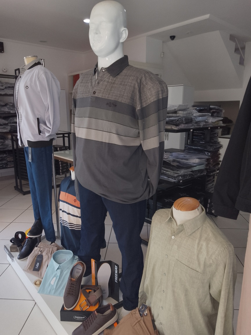 Polo Masculina Plus Size