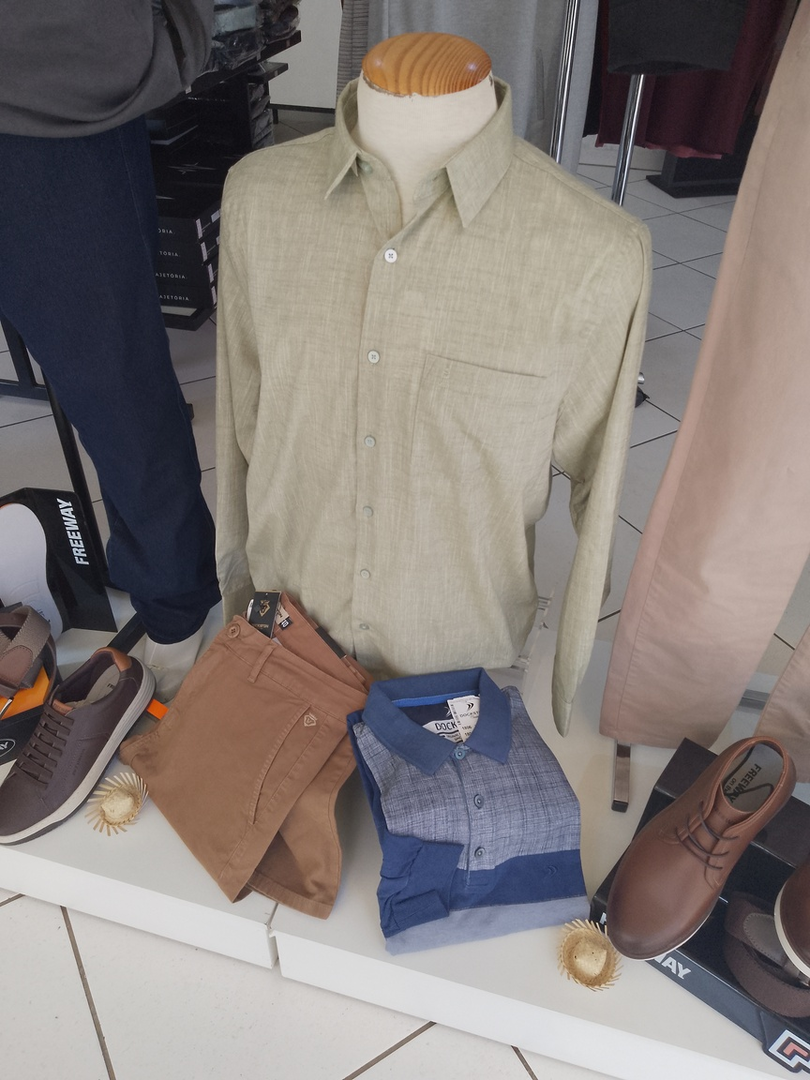 Camisas de Manga Comprida Masculinas