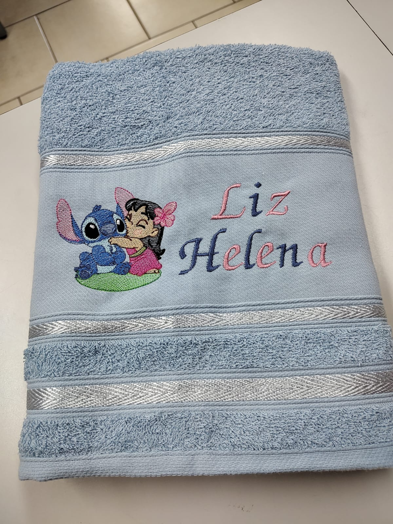 Toalha Personalizada Stitch