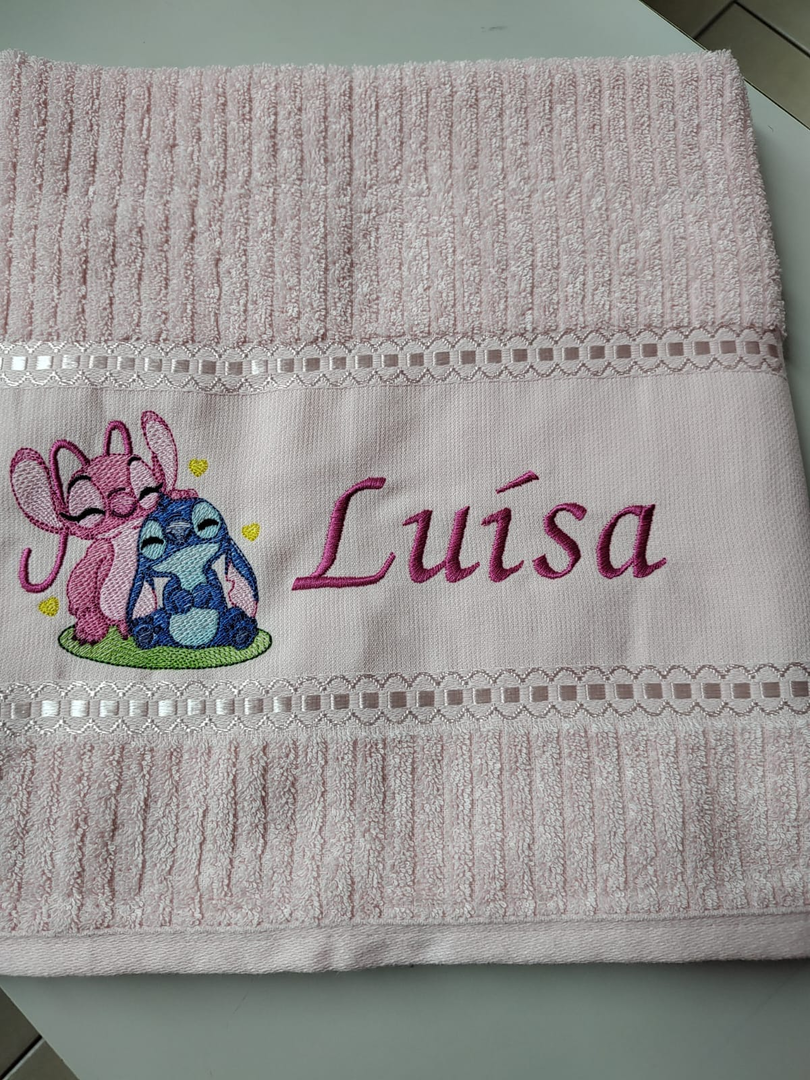 Toalha Personalizada Stitch
