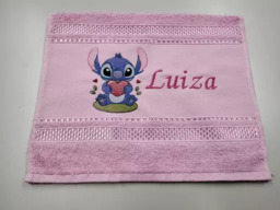 Toalha de Mão Personalizada Stitch