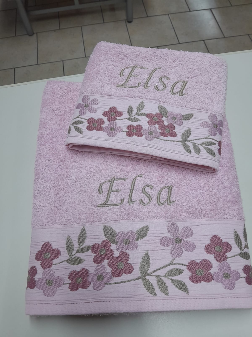 Toalha de Banho e de Mão Personalizada