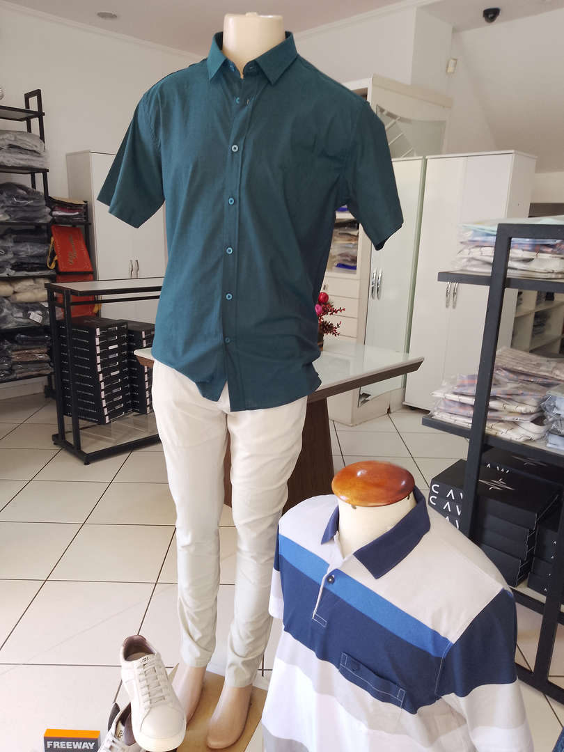 Camisa Social e Calça de Sarja