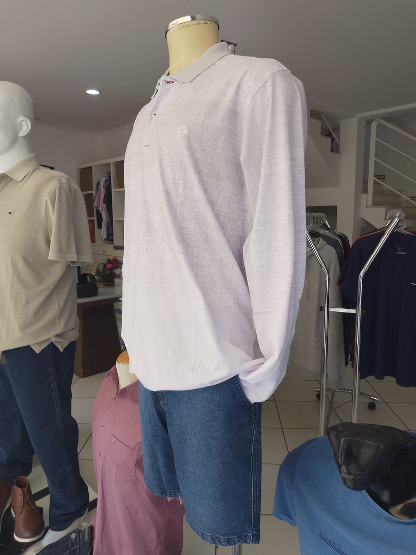 Camisas Polo com Manga Cumprida