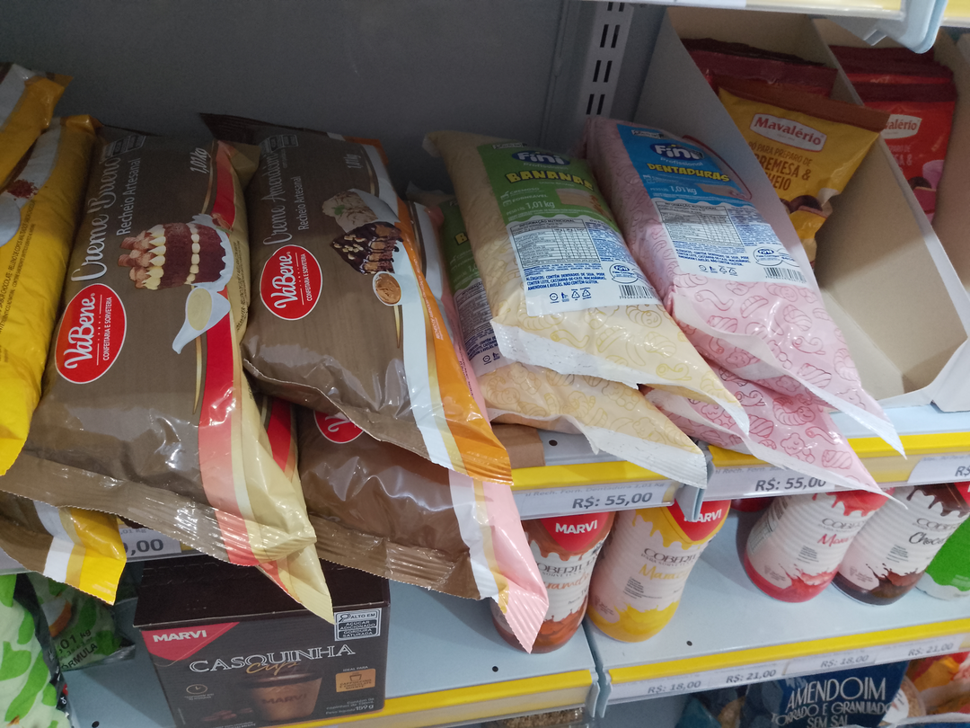 Recheios e Confeitos para Confeitaria