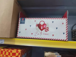 Caixa com Estampa Eu te amo