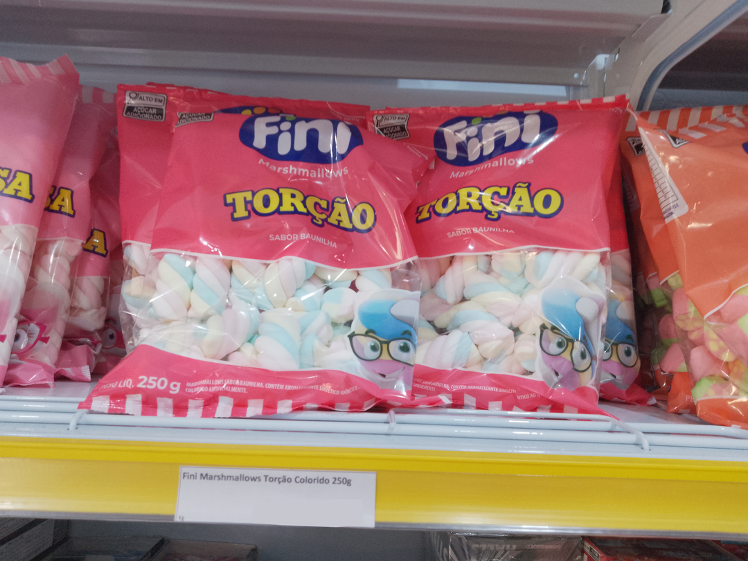 Marshmallow Fini Torção Colorido