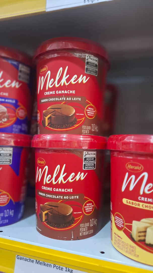 Creme Ganache Chocolate Ao Leite Melken Harald