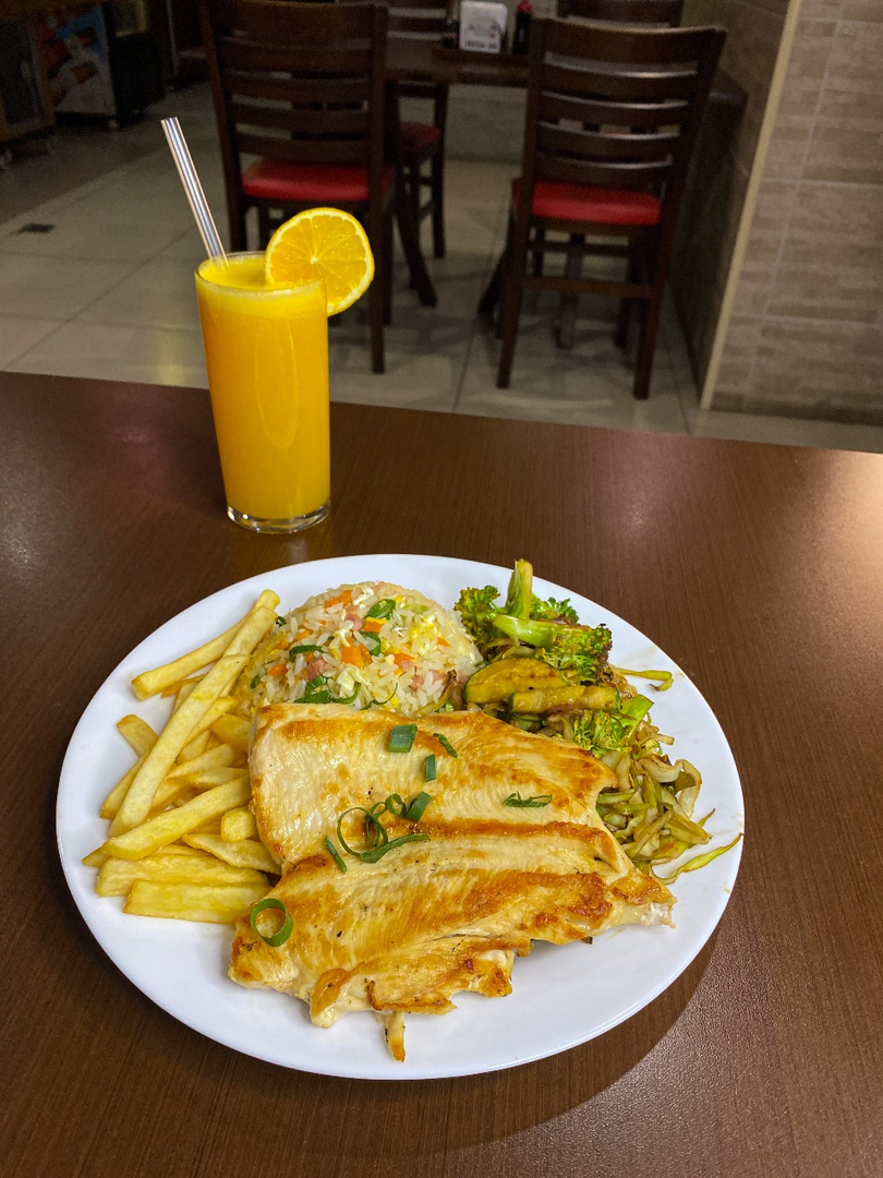Almoço e Suco
