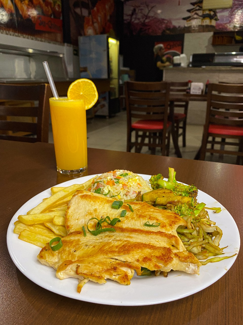 Almoço e Suco