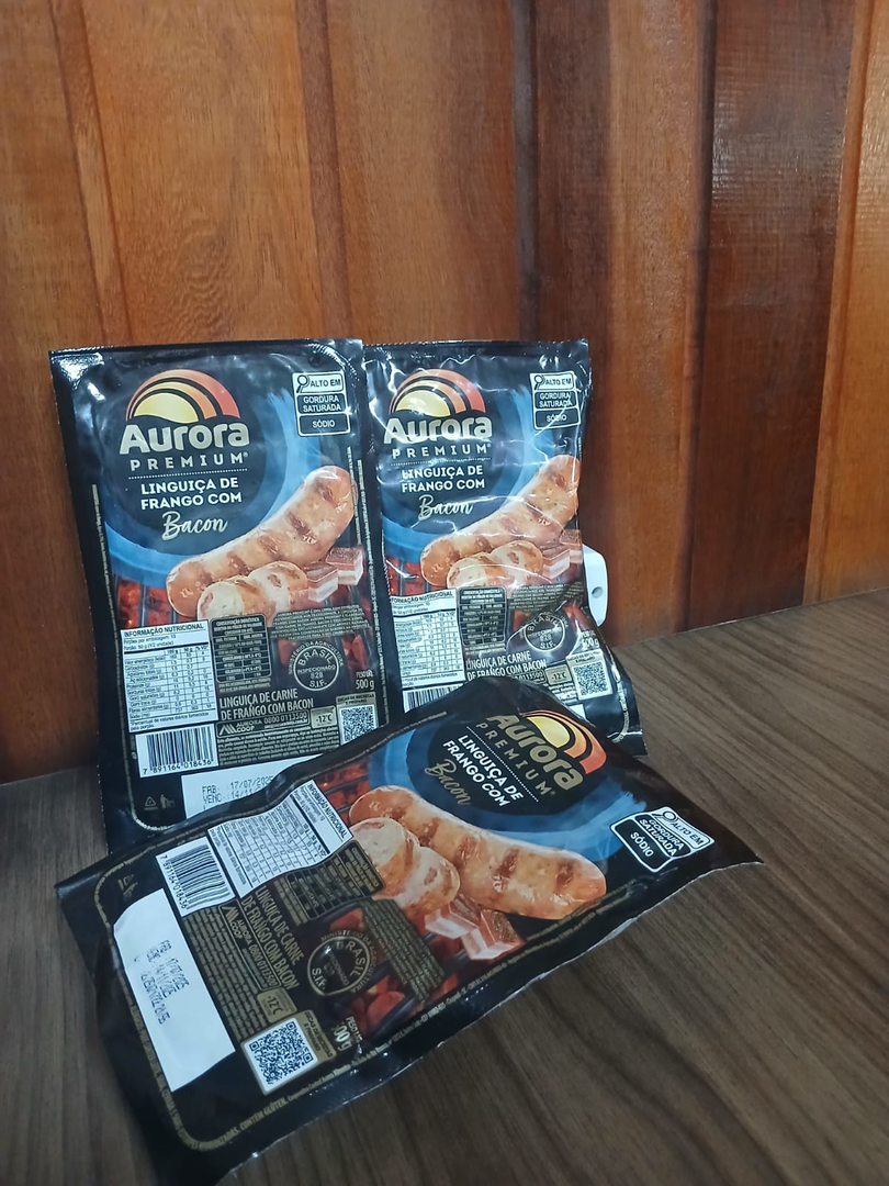 Linguiça Frango com Bacon