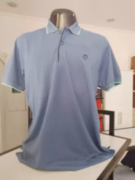 Camisa Polo Azul