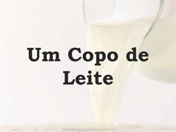 Um copo de Leite