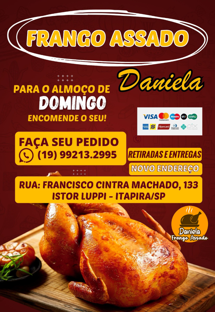 Para Almoço de DOMINGO - Encomende o seu!